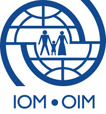 Logo da OIM (IOM, na sigla em inglês). Crédito: Reprodução