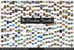 A ideia é contar com 1.000 fotos no catálogo online do TFT. O projeto já tem contribuições de 60 países. Crédito: The Freedom Traveler