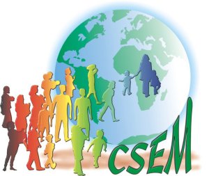 Logo do CSEM, autor do mapeamento das entidades envolvidas com a temática migratória. Crédito: Reprodução/CSEM